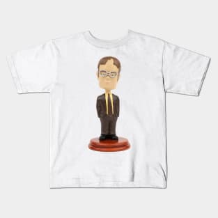 Bobblehead Dwight Kids T-Shirt